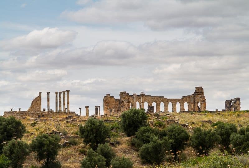 Roman Ruins in Volubilis, Morocco